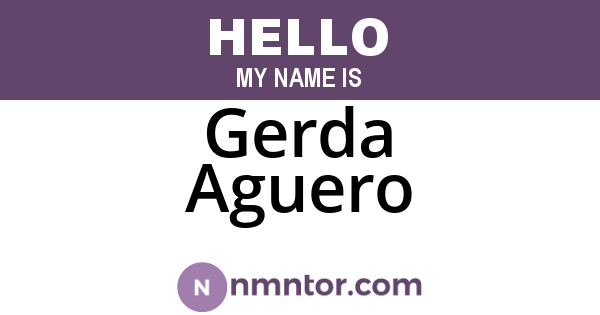 Gerda Aguero