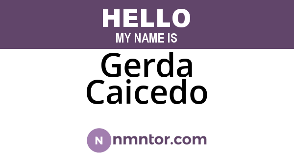 Gerda Caicedo