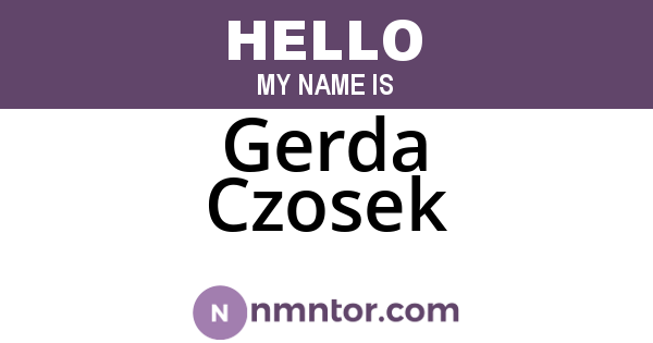 Gerda Czosek
