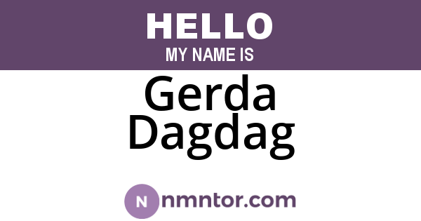 Gerda Dagdag