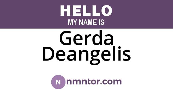 Gerda Deangelis