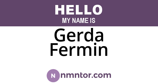Gerda Fermin