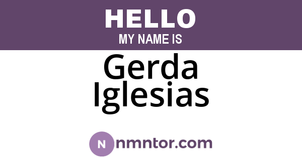 Gerda Iglesias