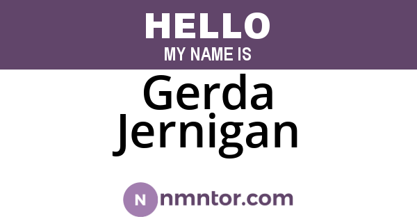Gerda Jernigan