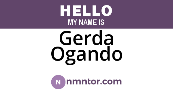 Gerda Ogando