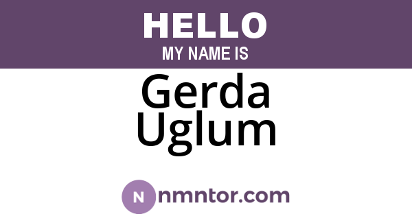 Gerda Uglum