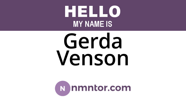 Gerda Venson