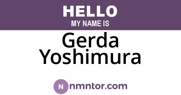 Gerda Yoshimura