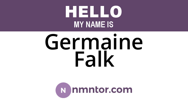Germaine Falk