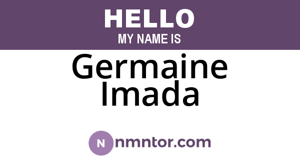 Germaine Imada