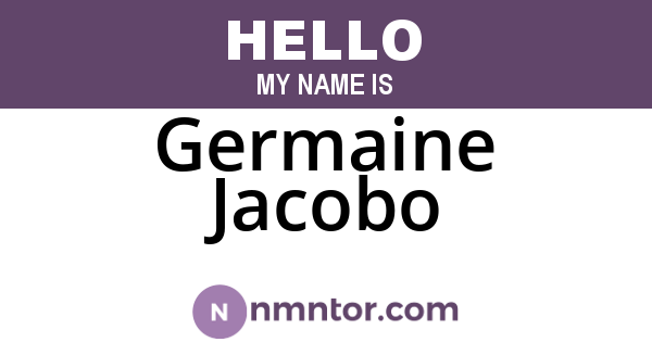 Germaine Jacobo