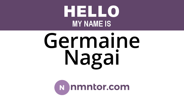 Germaine Nagai