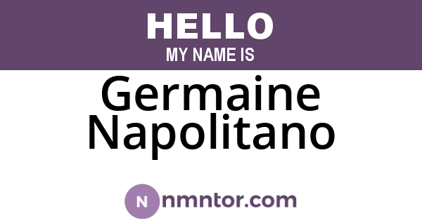 Germaine Napolitano