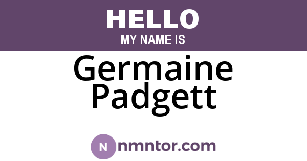 Germaine Padgett