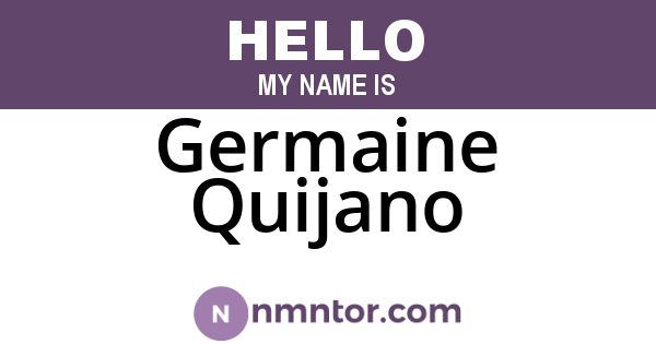 Germaine Quijano