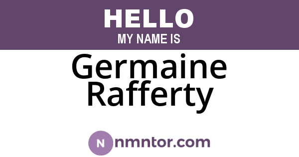 Germaine Rafferty