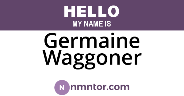 Germaine Waggoner