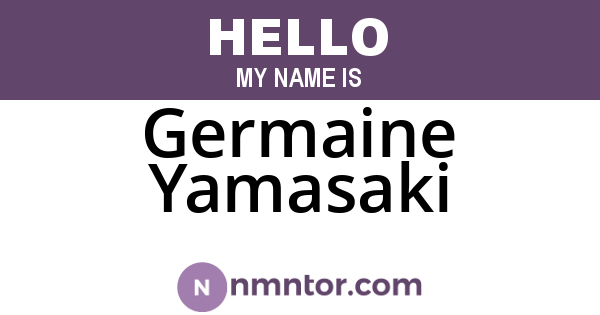 Germaine Yamasaki