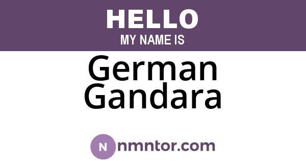 German Gandara