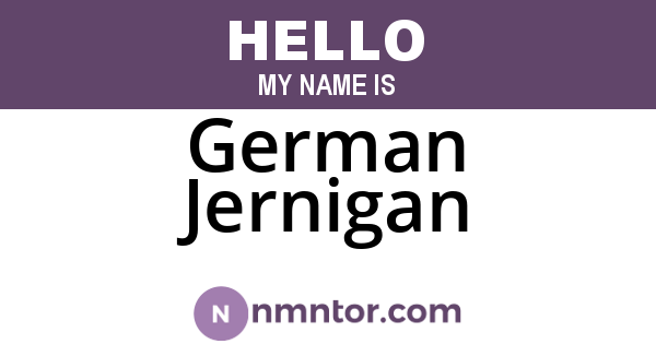 German Jernigan