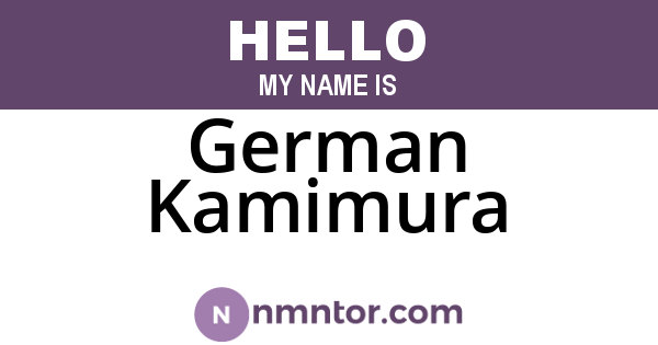 German Kamimura