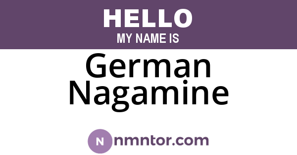 German Nagamine