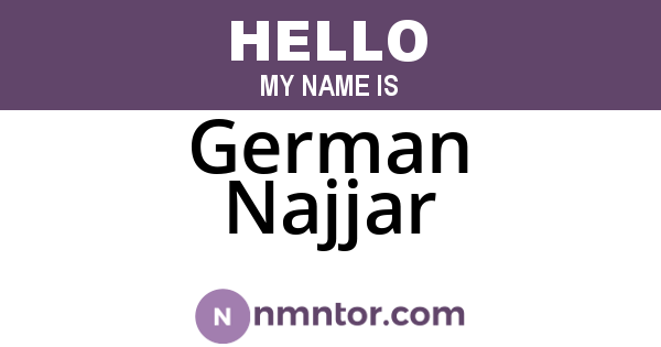 German Najjar