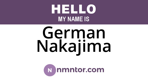 German Nakajima