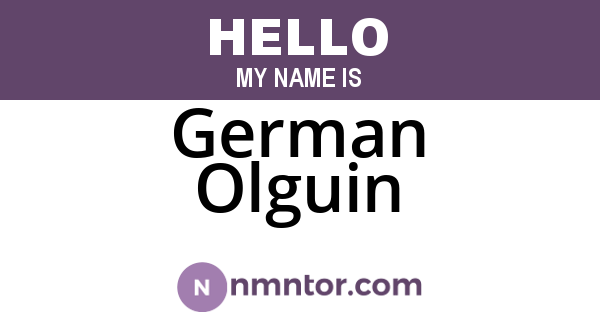 German Olguin