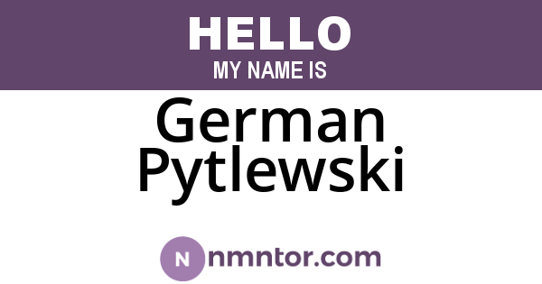 German Pytlewski