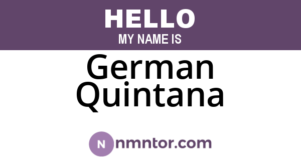 German Quintana