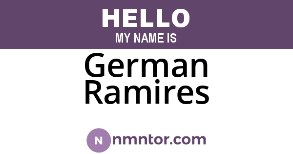 German Ramires