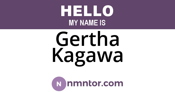 Gertha Kagawa