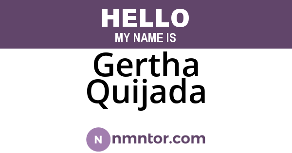 Gertha Quijada