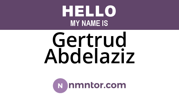 Gertrud Abdelaziz