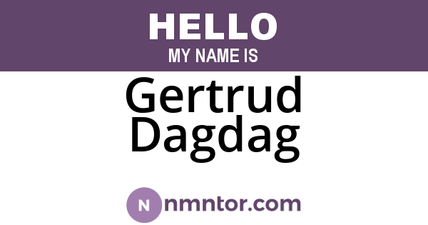 Gertrud Dagdag