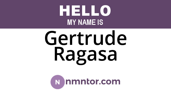 Gertrude Ragasa