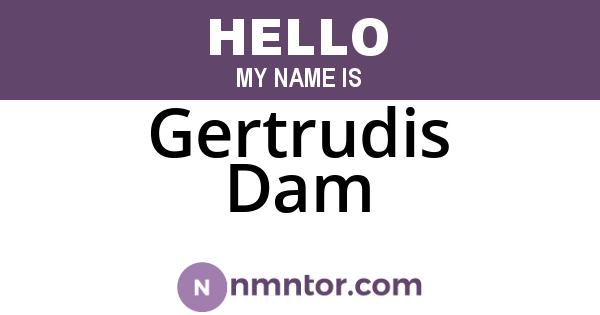 Gertrudis Dam