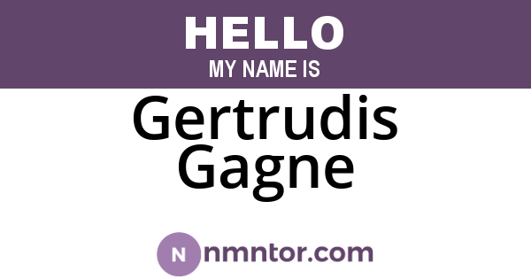 Gertrudis Gagne