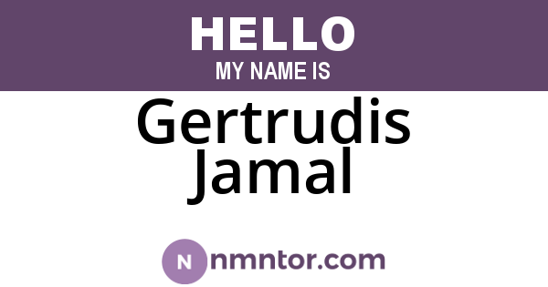 Gertrudis Jamal