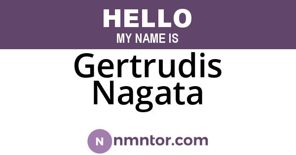 Gertrudis Nagata