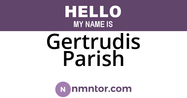 Gertrudis Parish