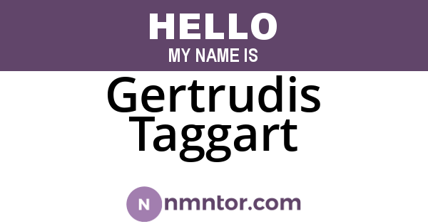 Gertrudis Taggart