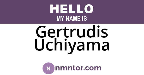 Gertrudis Uchiyama