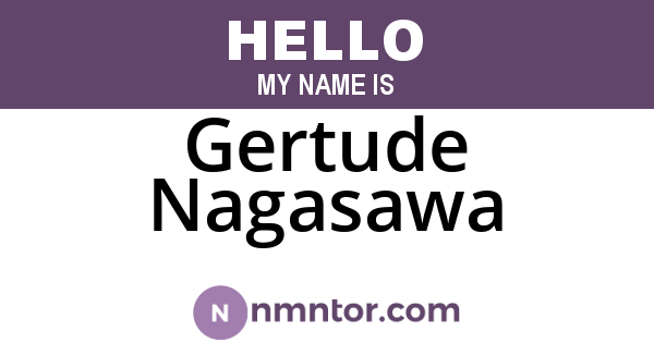 Gertude Nagasawa