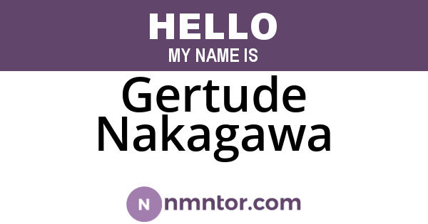 Gertude Nakagawa