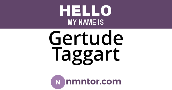 Gertude Taggart