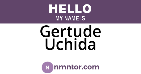 Gertude Uchida