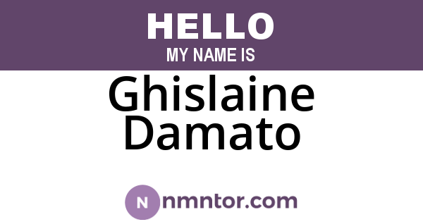 Ghislaine Damato