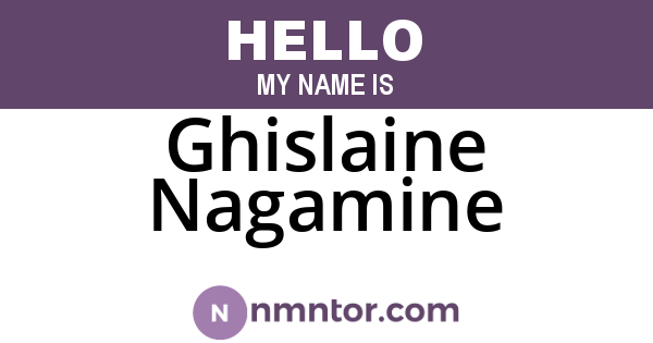 Ghislaine Nagamine